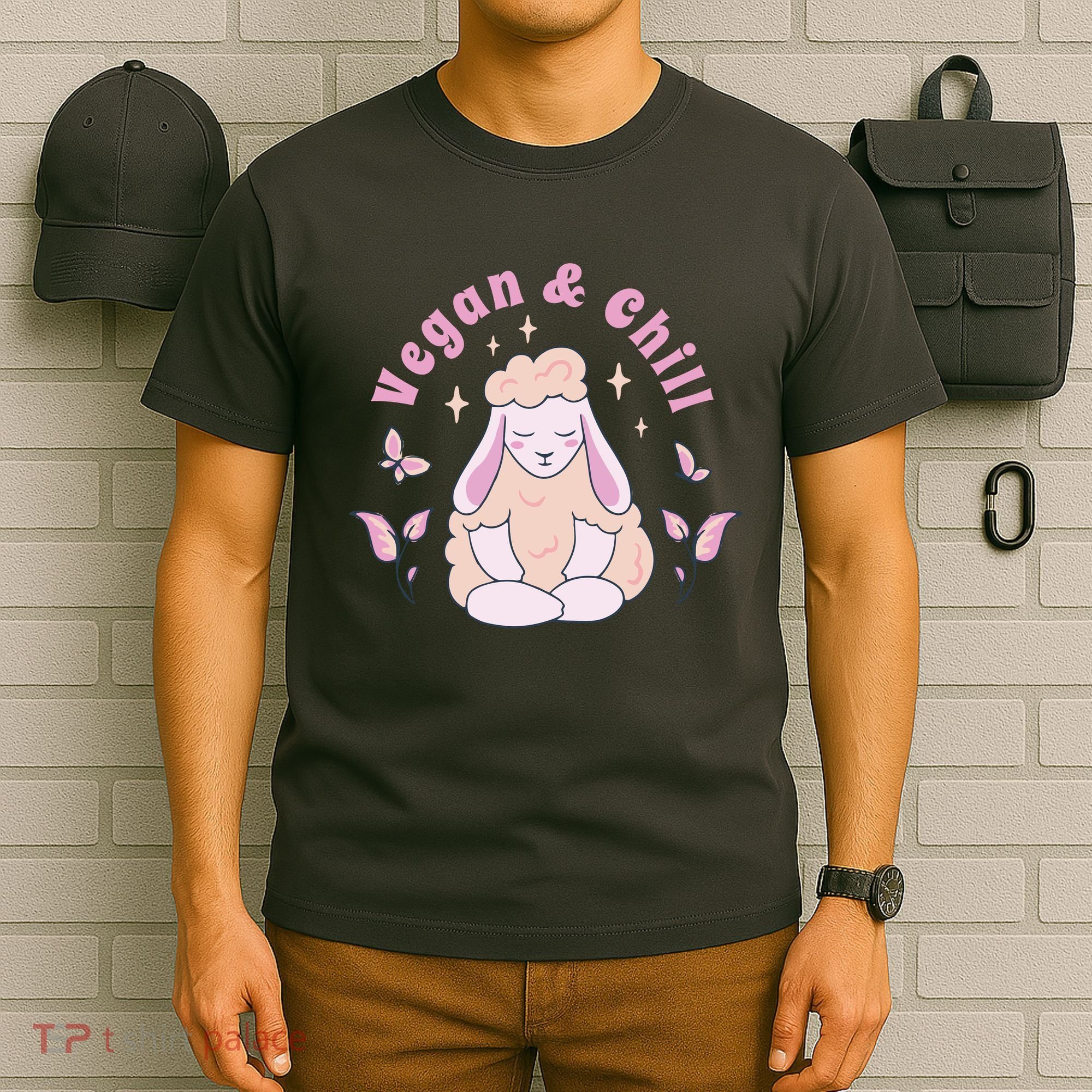 Vegan And Chill Sheep T-Shirt