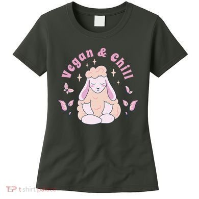 Vegan And Chill Sheep Women's T-Shirt