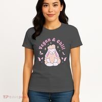 Vegan And Chill Sheep Women's T-Shirt thumb 4