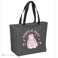 Vegan And Chill Sheep Tote Bag thumb 2