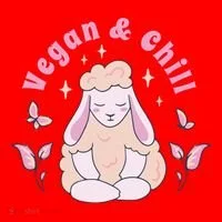 Vegan And Chill Sheep Santa Hat thumb 1