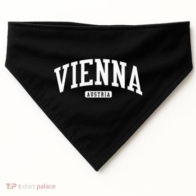 Vienna Austria College USA-Made Doggie Bandana