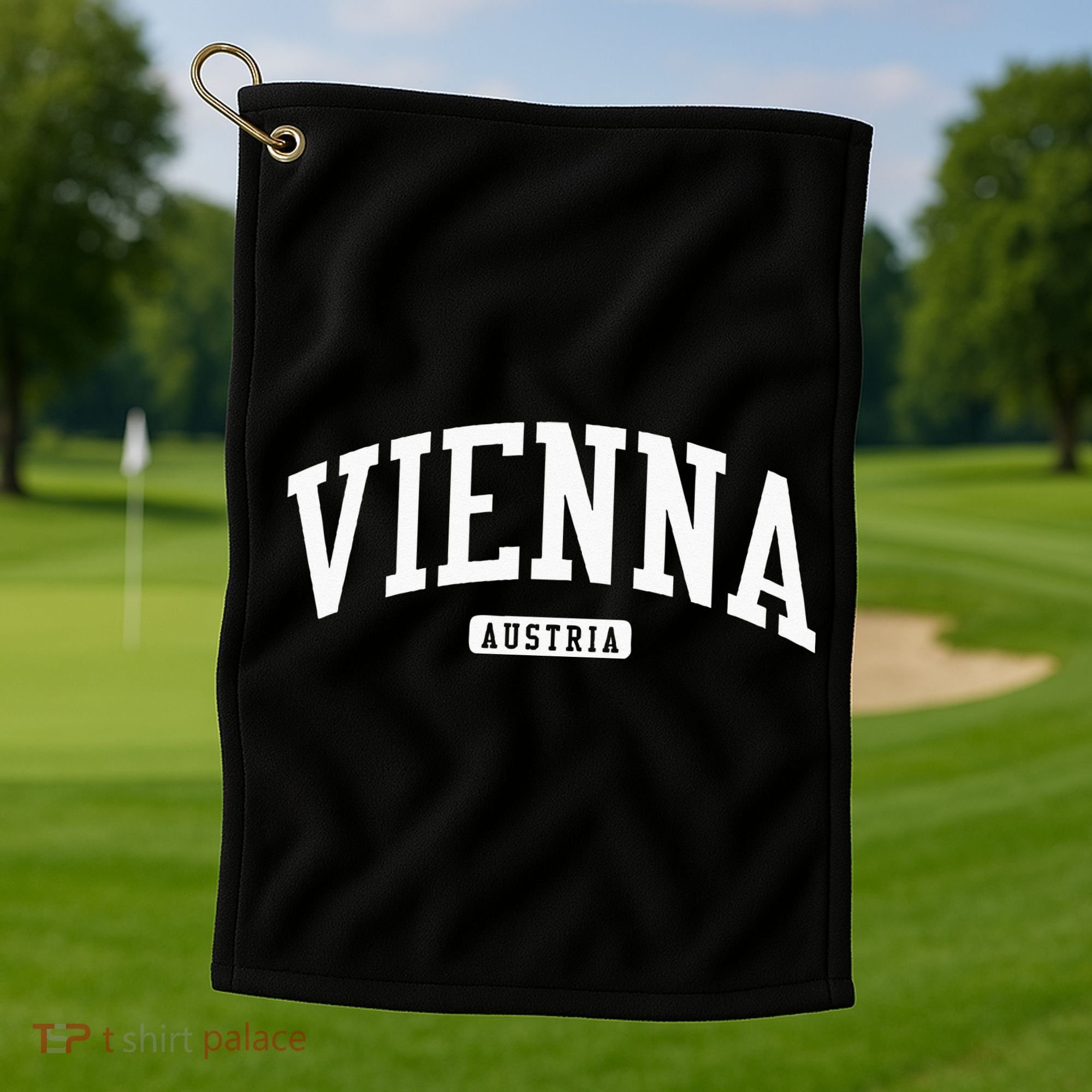Vienna Austria College Golf Towel