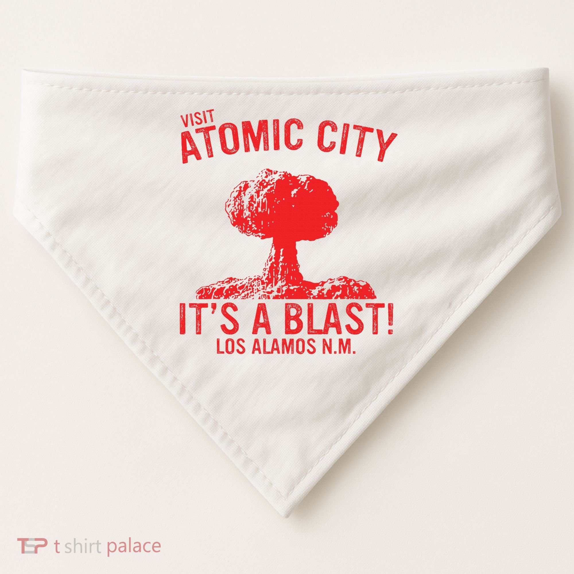 Visit Atomic City ItS A Blast! Los Alamos N.M. USA-Made Doggie Bandana