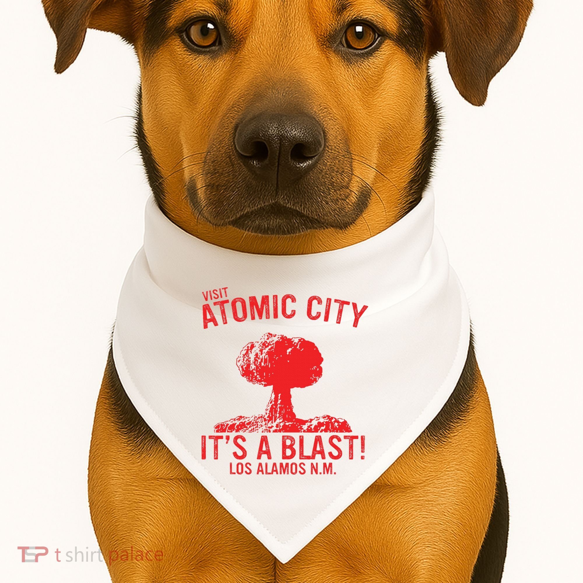 Visit Atomic City ItS A Blast! Los Alamos N.M. USA-Made Doggie Bandana