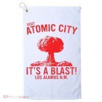 Visit Atomic City ItS A Blast! Los Alamos N.M. Golf Towel thumb 0
