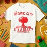 Visit Atomic City ItS A Blast! Los Alamos N.M. Kids T-Shirt thumb 3