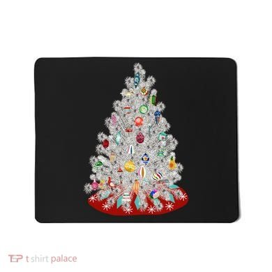 Vintage Aluminum Christmas Tree Mousepad