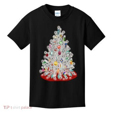 Vintage Aluminum Christmas Tree Kids T-Shirt