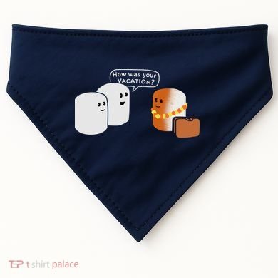 Vacation Marshmallow USA-Made Doggie Bandana