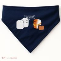 Vacation Marshmallow USA-Made Doggie Bandana thumb 0