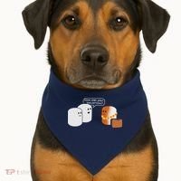 Vacation Marshmallow USA-Made Doggie Bandana thumb 1