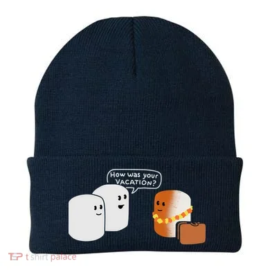 Vacation Marshmallow Beanie