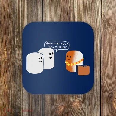 Vacation Marshmallow Coaster
