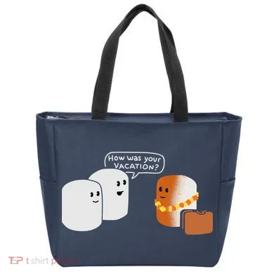 Vacation Marshmallow Tote Bag