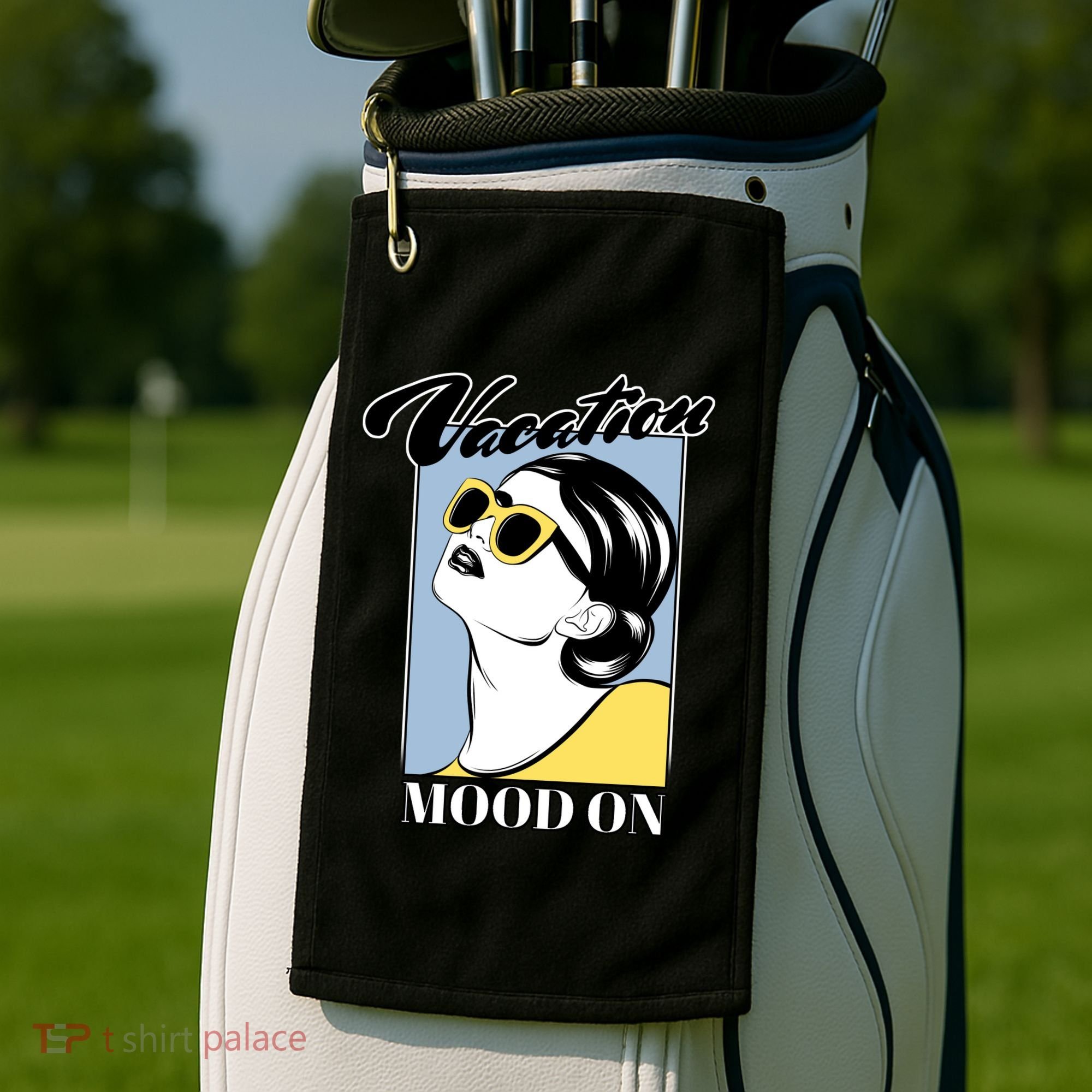 Vacation Mood On Golf Towel