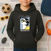 Vacation Mood On Kids Hoodie thumb 2