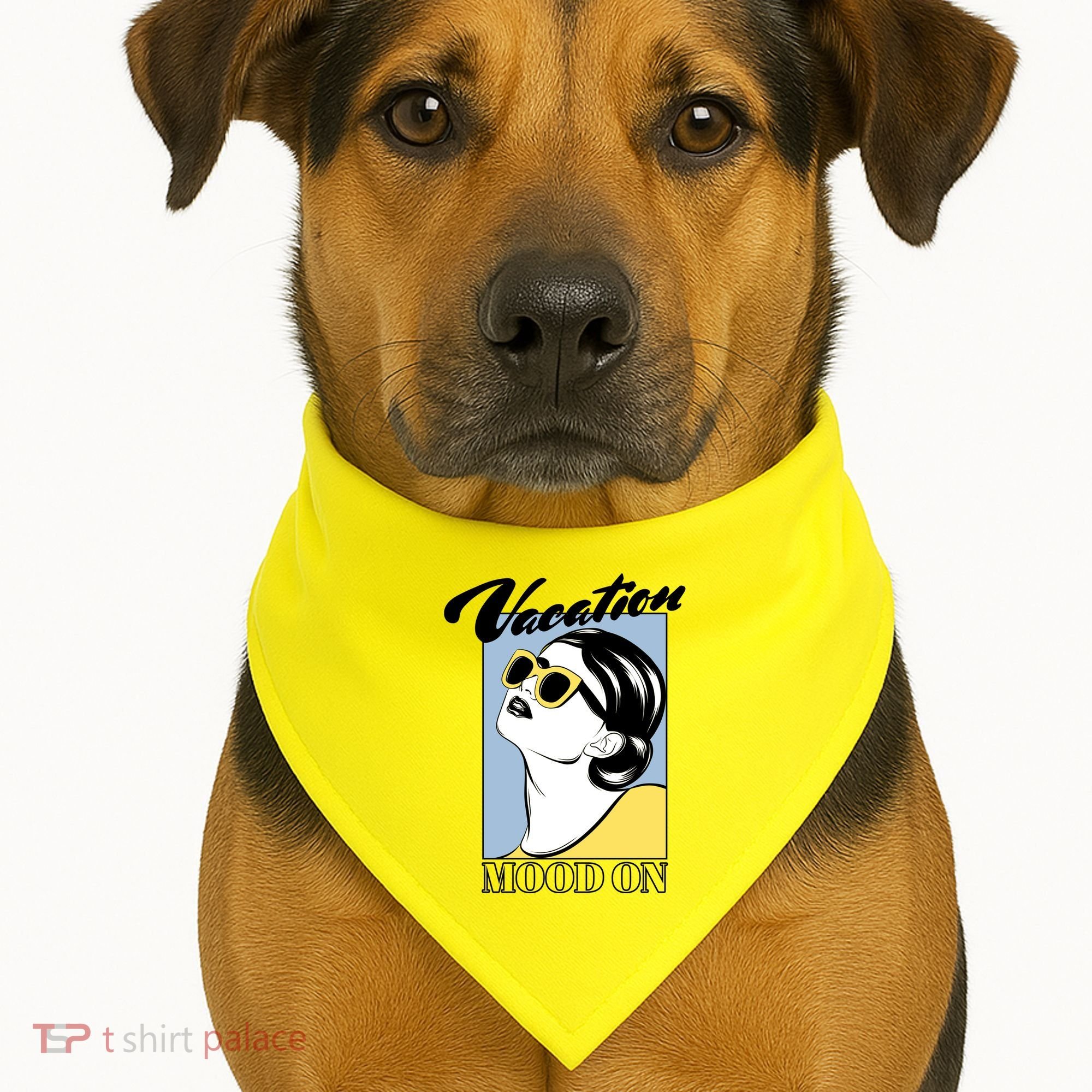 Vacation Mood On USA-Made Doggie Bandana