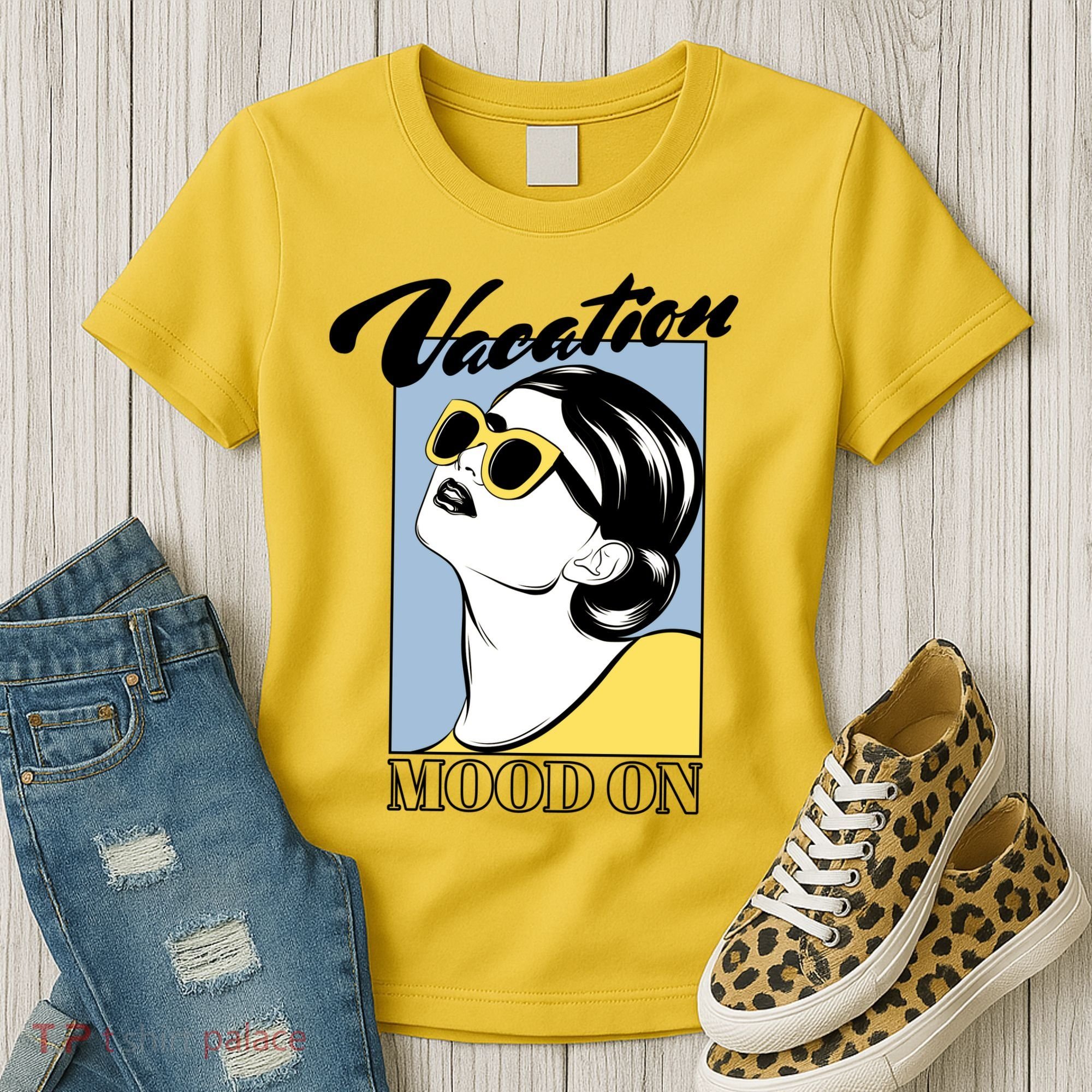 Vacation Mood On Women's T-Shirt