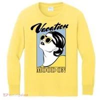 Vacation Mood On Kids Long Sleeve Shirt thumb 0