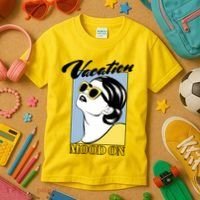 Vacation Mood On Kids T-Shirt thumb 3