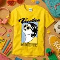 Vacation Mood On Kids T-Shirt thumb 3