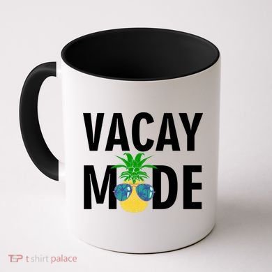 Vacay Mode Cool Pineapple Shades  Coffee Mug