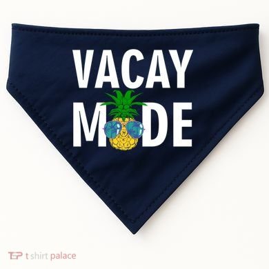 Vacay Mode Cool Pineapple Shades  USA-Made Doggie Bandana