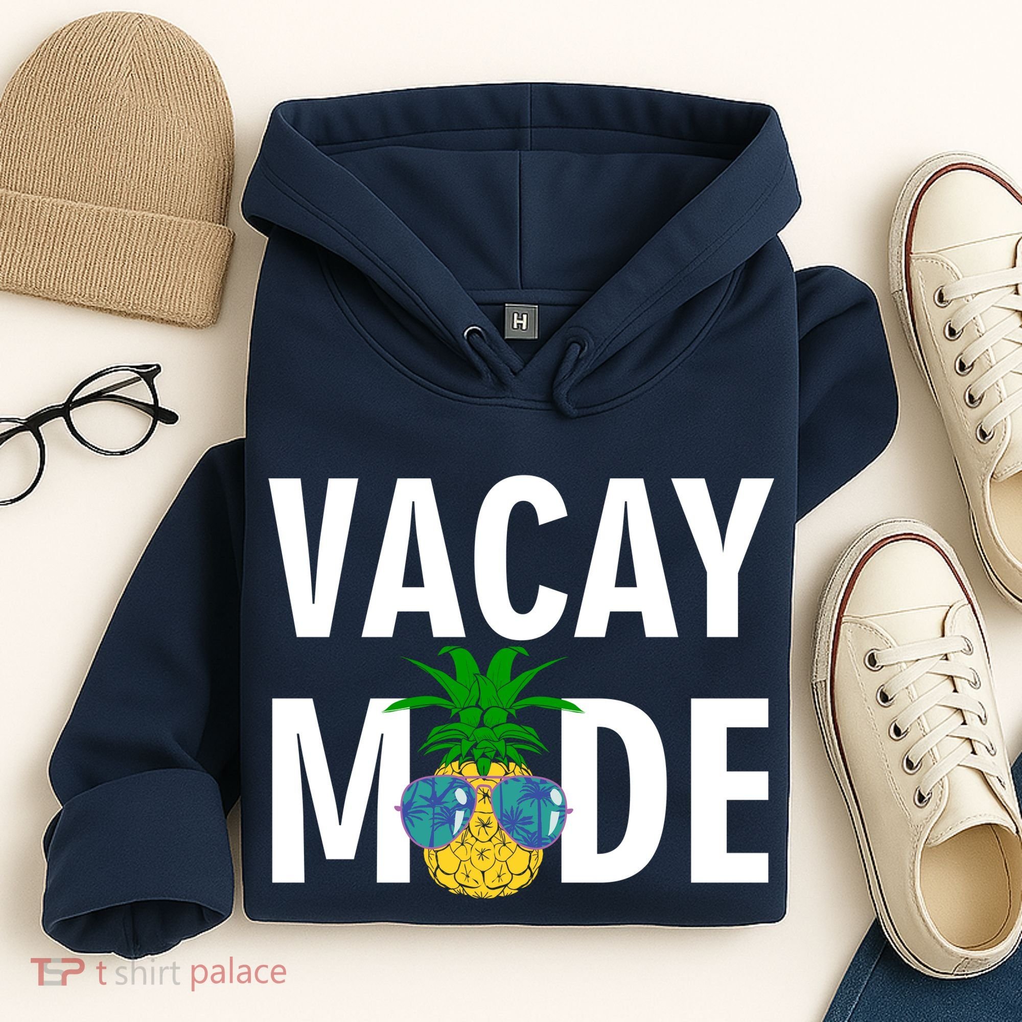 Vacay Mode Cool Pineapple Shades  Hoodie