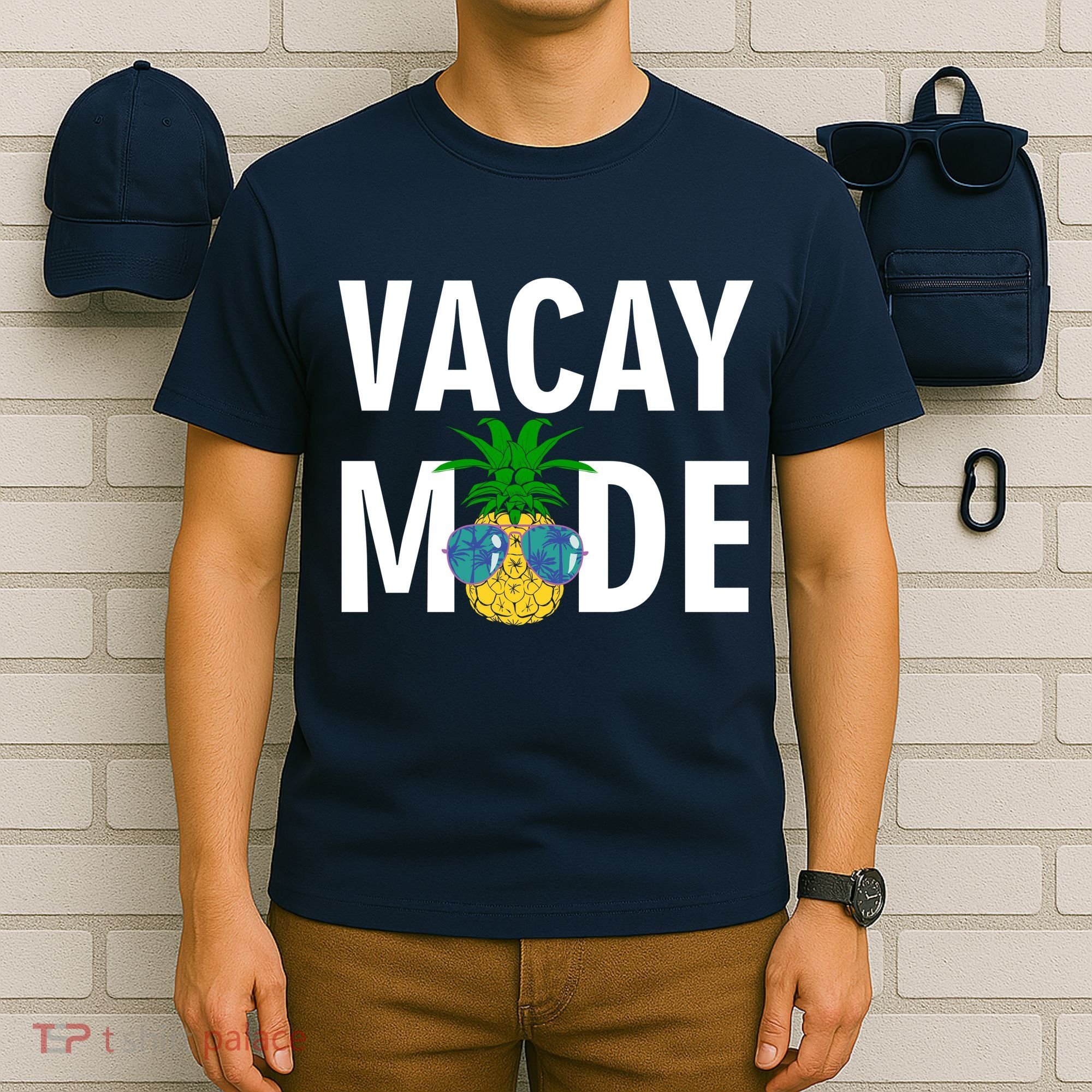 Vacay Mode Cool Pineapple Shades  T-Shirt