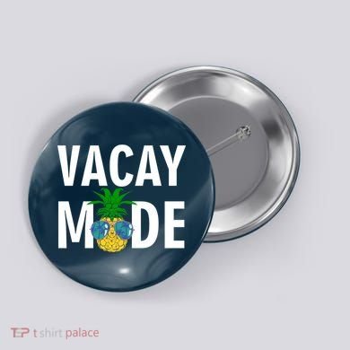 Vacay Mode Cool Pineapple Shades  Button