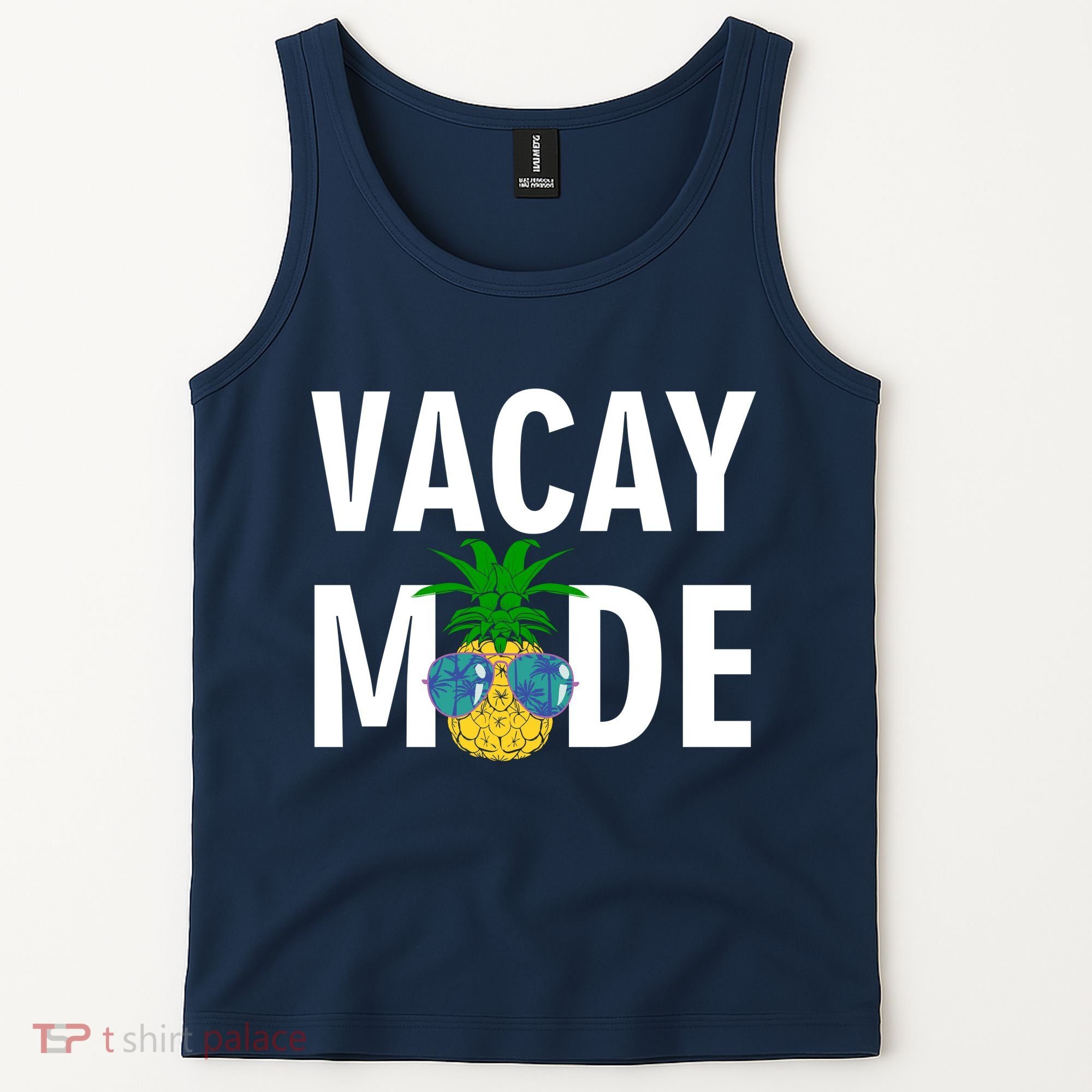 Vacay Mode Cool Pineapple Shades  Tank Top