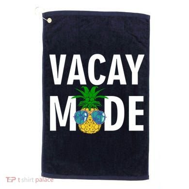 Vacay Mode Cool Pineapple Shades  Golf Towel