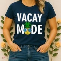 Vacay Mode Cool Pineapple Shades  Women's T-Shirt thumb 2