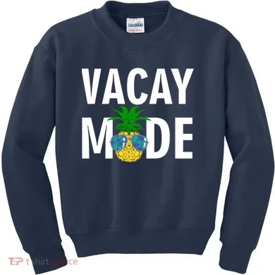 Vacay Mode Cool Pineapple Shades  Kids Sweatshirt