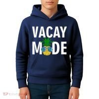 Vacay Mode Cool Pineapple Shades  Kids Hoodie thumb 4