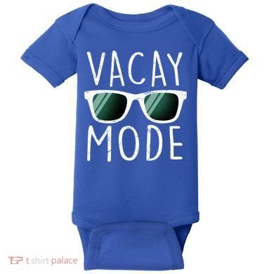 Vacay Mode Cool Shades Baby Bodysuit