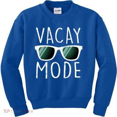 Vacay Mode Cool Shades Kids Sweatshirt