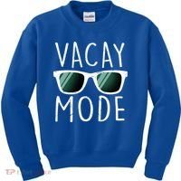 Vacay Mode Cool Shades Kids Sweatshirt thumb 0