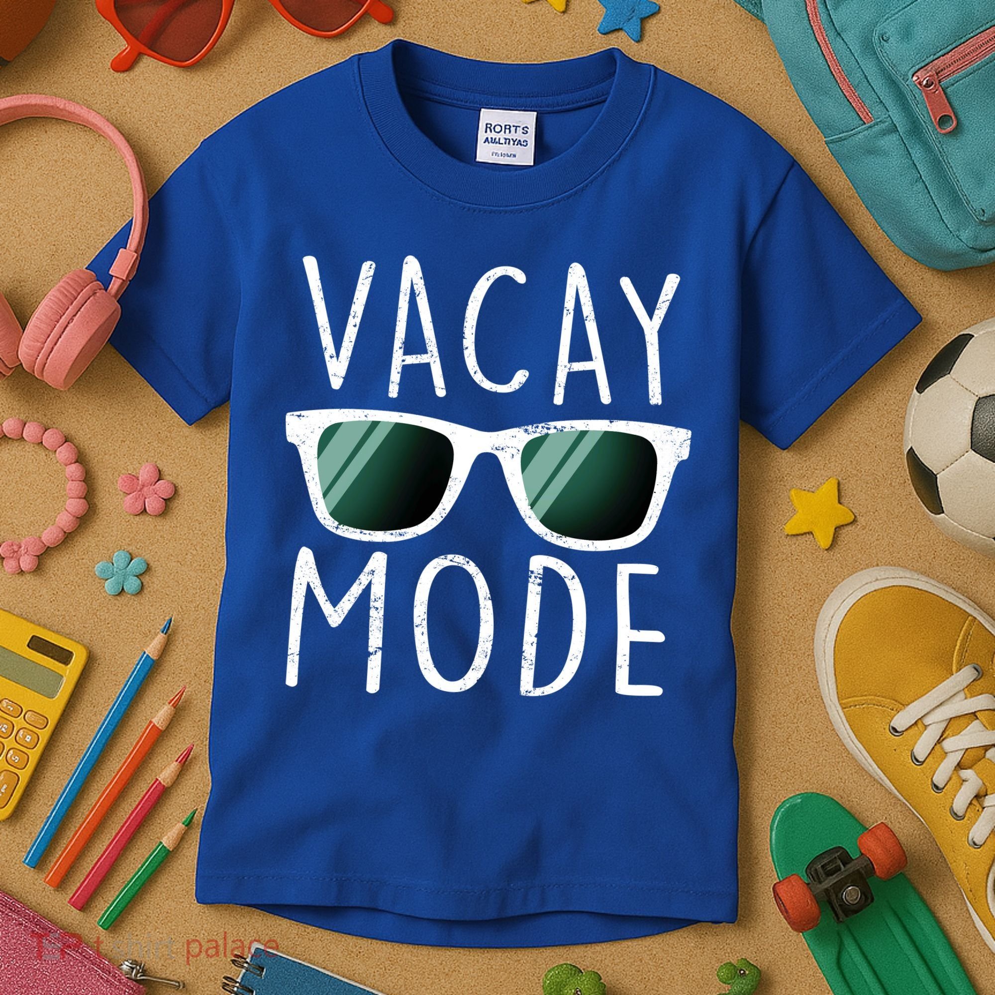Vacay Mode Cool Shades Kids T-Shirt