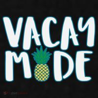 Vacay Mode Pineapple Ladies PosiCharge Tri-Blend Wicking Tank thumb 2