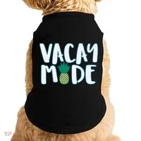 Vacay Mode Pineapple Doggie Tank thumb 0