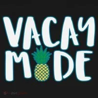 Vacay Mode Pineapple Doggie Tank thumb 4