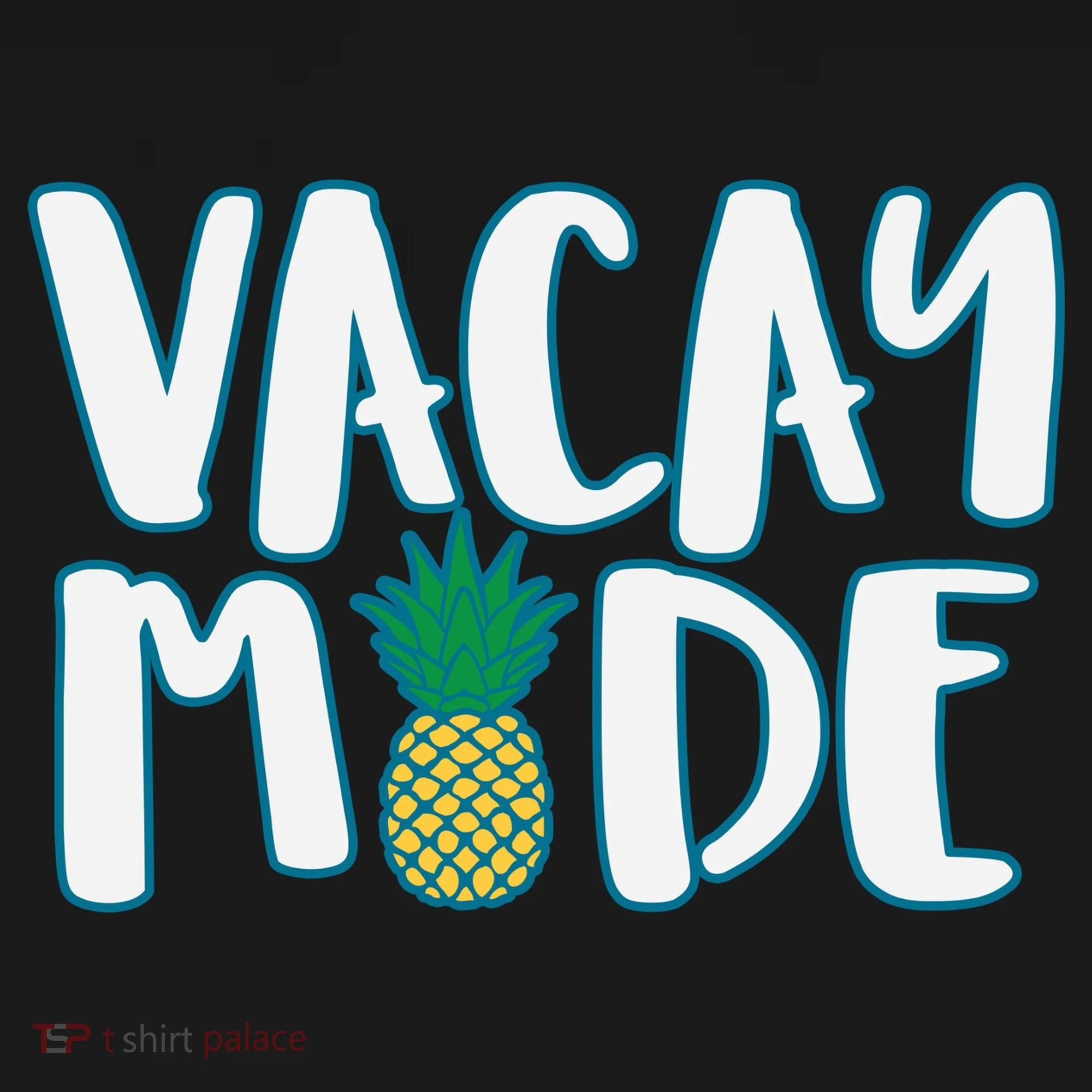 Vacay Mode Pineapple Doggie Tank