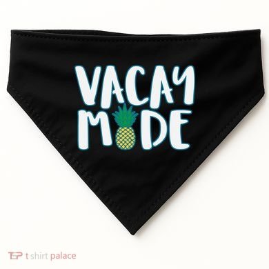 Vacay Mode Pineapple USA-Made Doggie Bandana