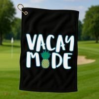 Vacay Mode Pineapple Golf Towel thumb 1