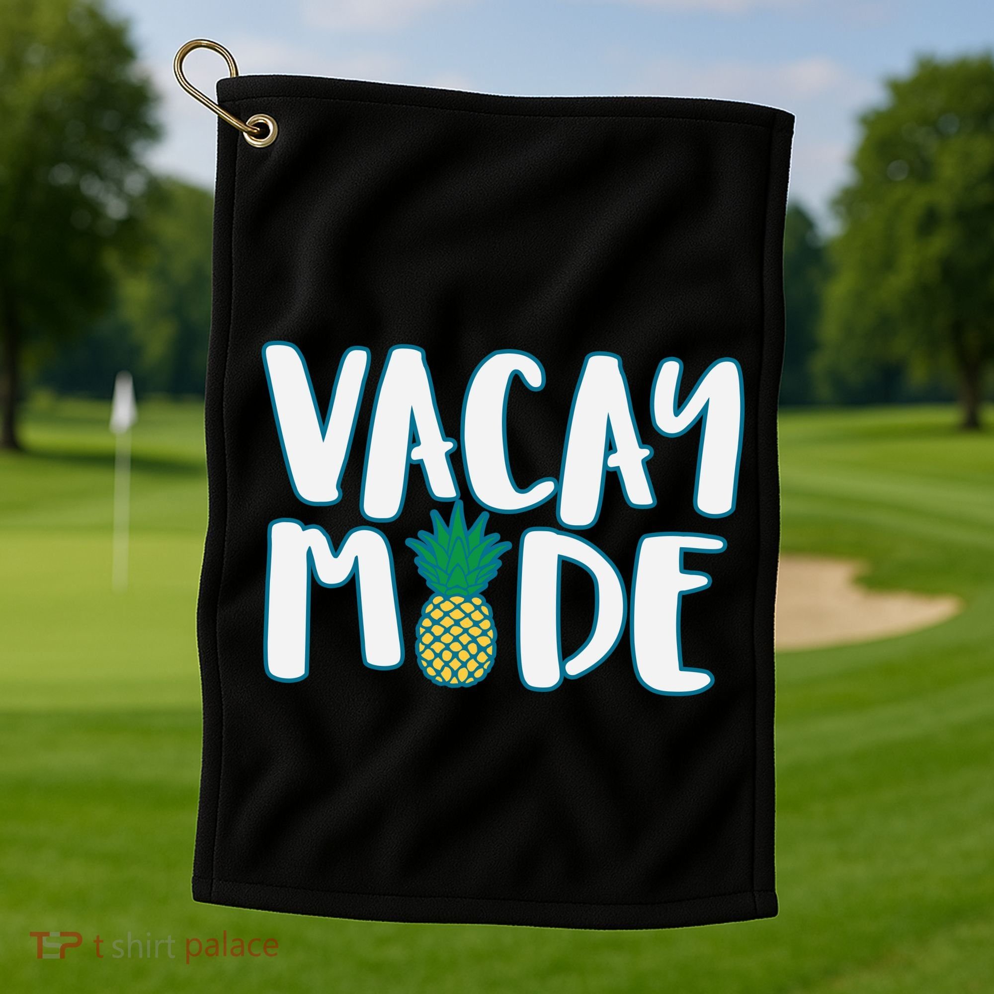 Vacay Mode Pineapple Golf Towel