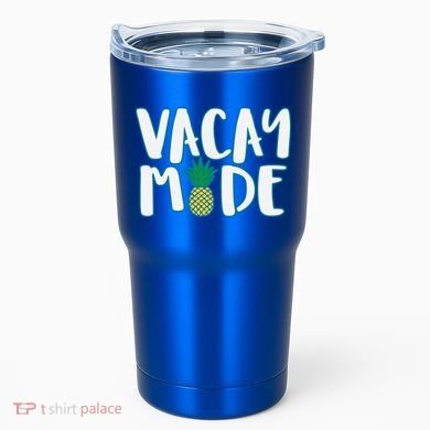 Vacay Mode Pineapple Tumbler