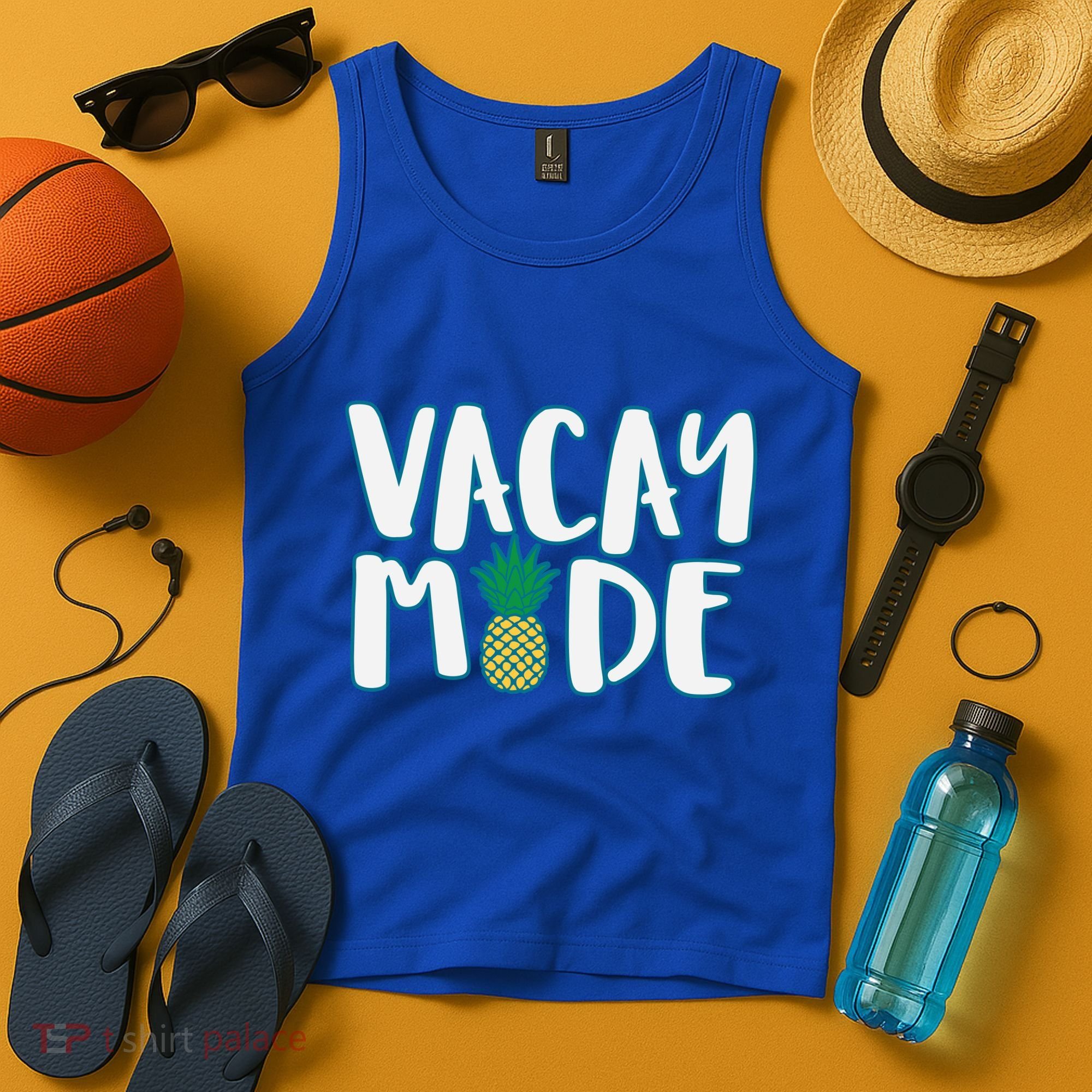 Vacay Mode Pineapple Tank Top