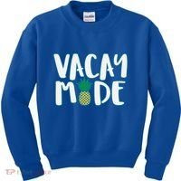 Vacay Mode Pineapple Kids Sweatshirt thumb 0